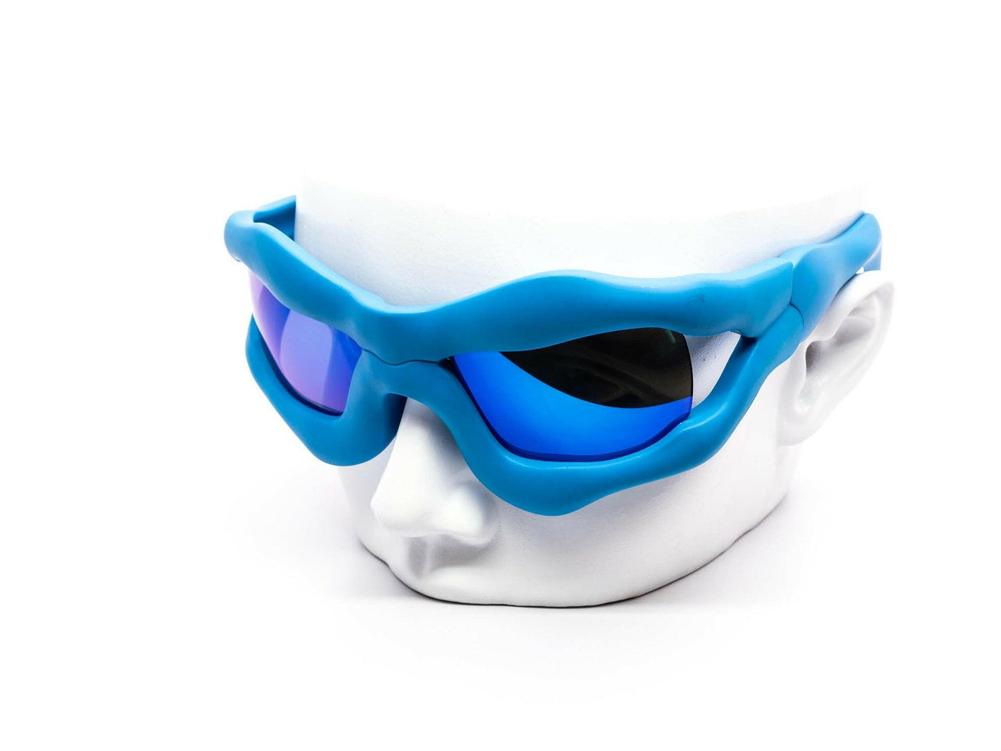 Oversized Slimer Mirror Sunglasses