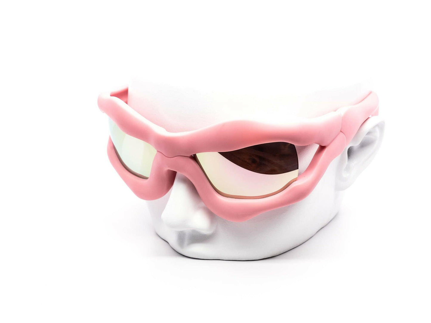 Oversized Slimer Mirror Sunglasses