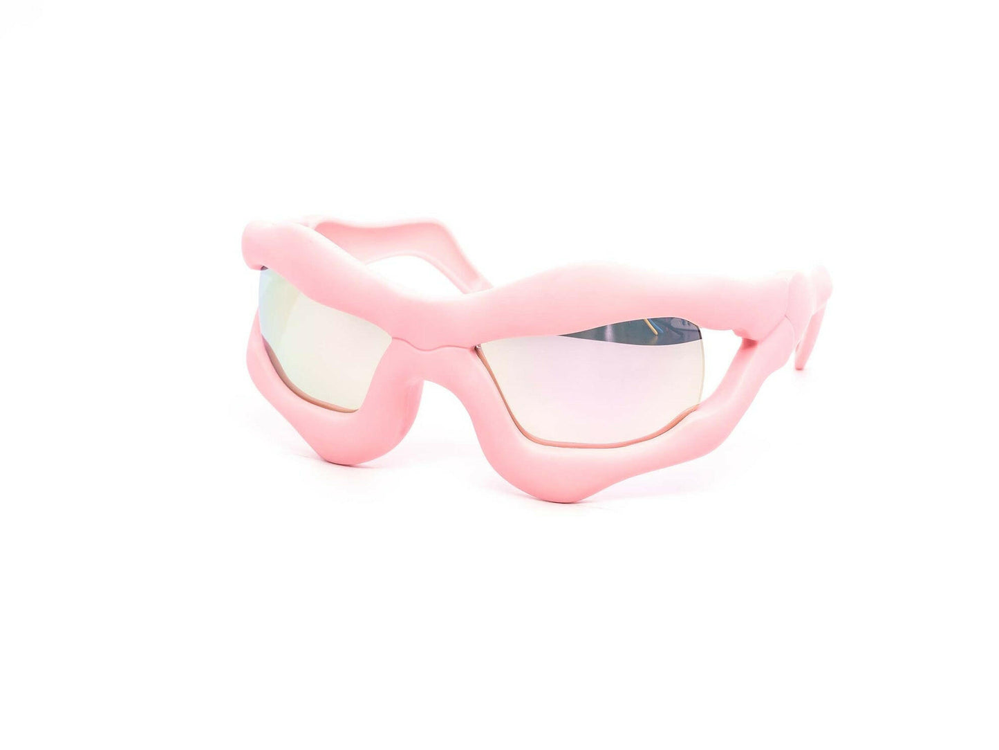 Oversized Slimer Mirror Sunglasses