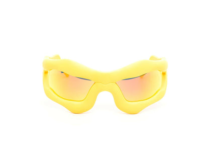 Oversized Slimer Mirror Sunglasses