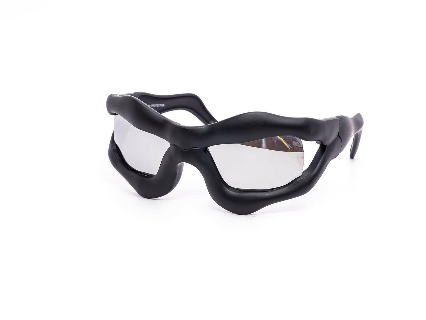 Oversized Slimer Mirror Sunglasses