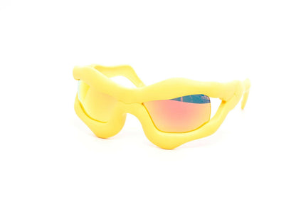 Oversized Slimer Mirror Sunglasses