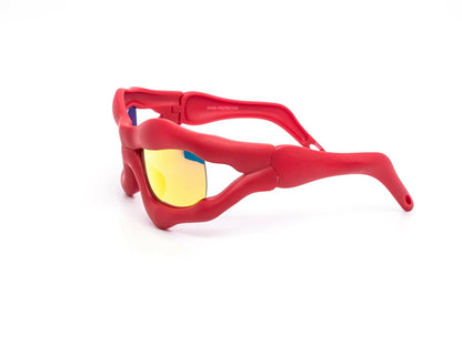 Oversized Slimer Mirror Sunglasses