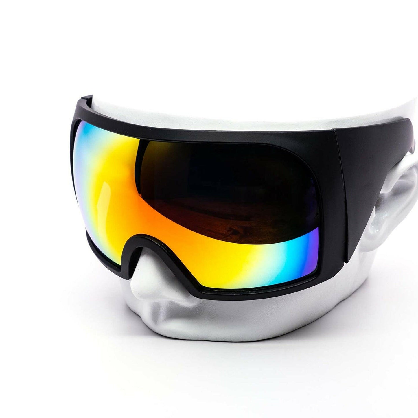 Oversized Shield Wrap-Around Sunglasses