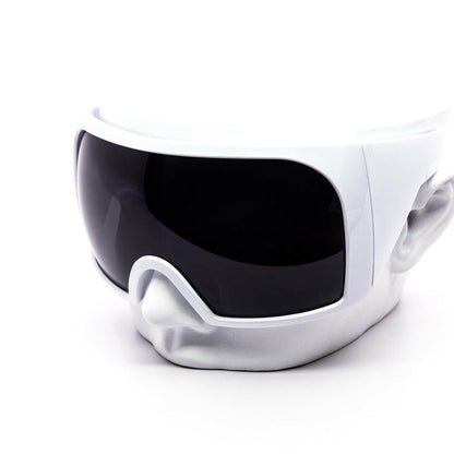 Oversized Shield Wrap-Around Sunglasses