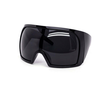 Oversized Shield Wrap-Around Sunglasses