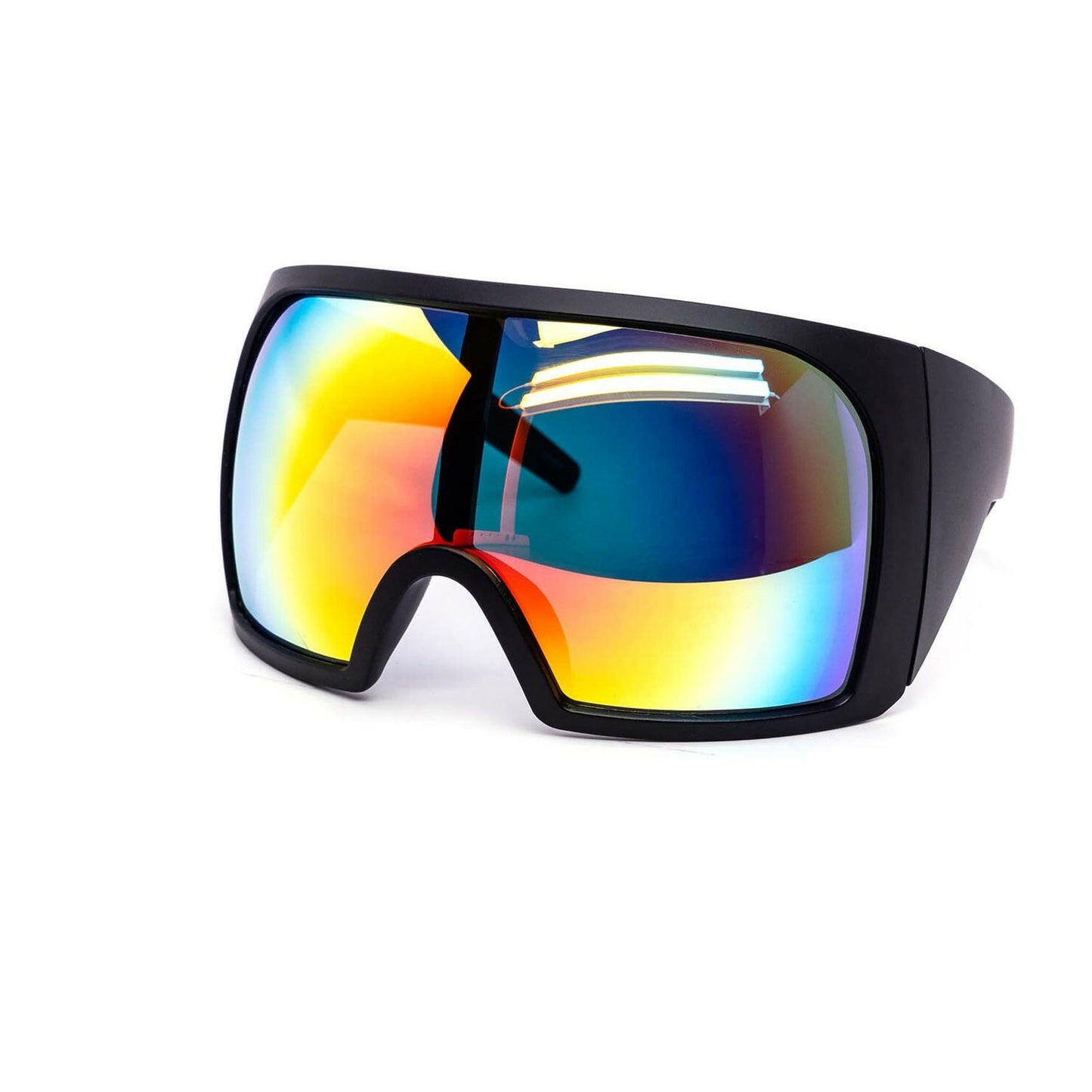 Oversized Shield Wrap-Around Sunglasses