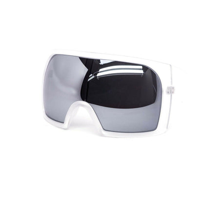 Oversized Shield Wrap-Around Sunglasses