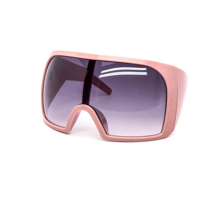 Oversized Shield Wrap-Around Sunglasses