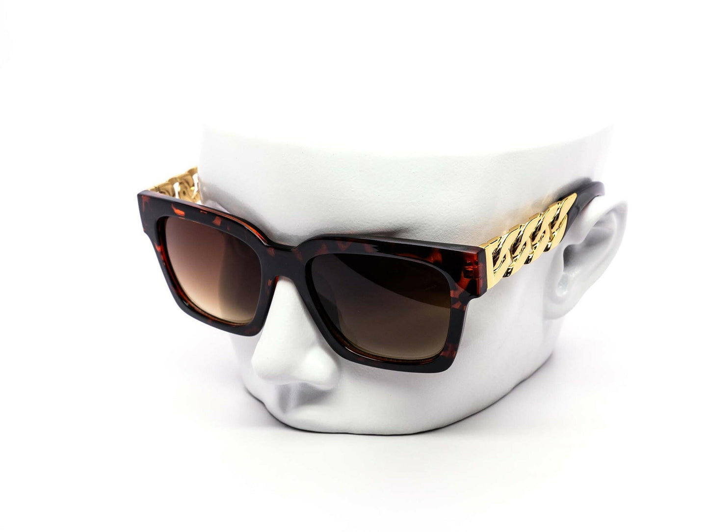Minimalist Chunky Cuban Chain Sunglasses