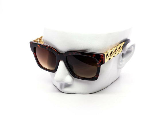 Minimalist Chunky Cuban Chain Sunglasses