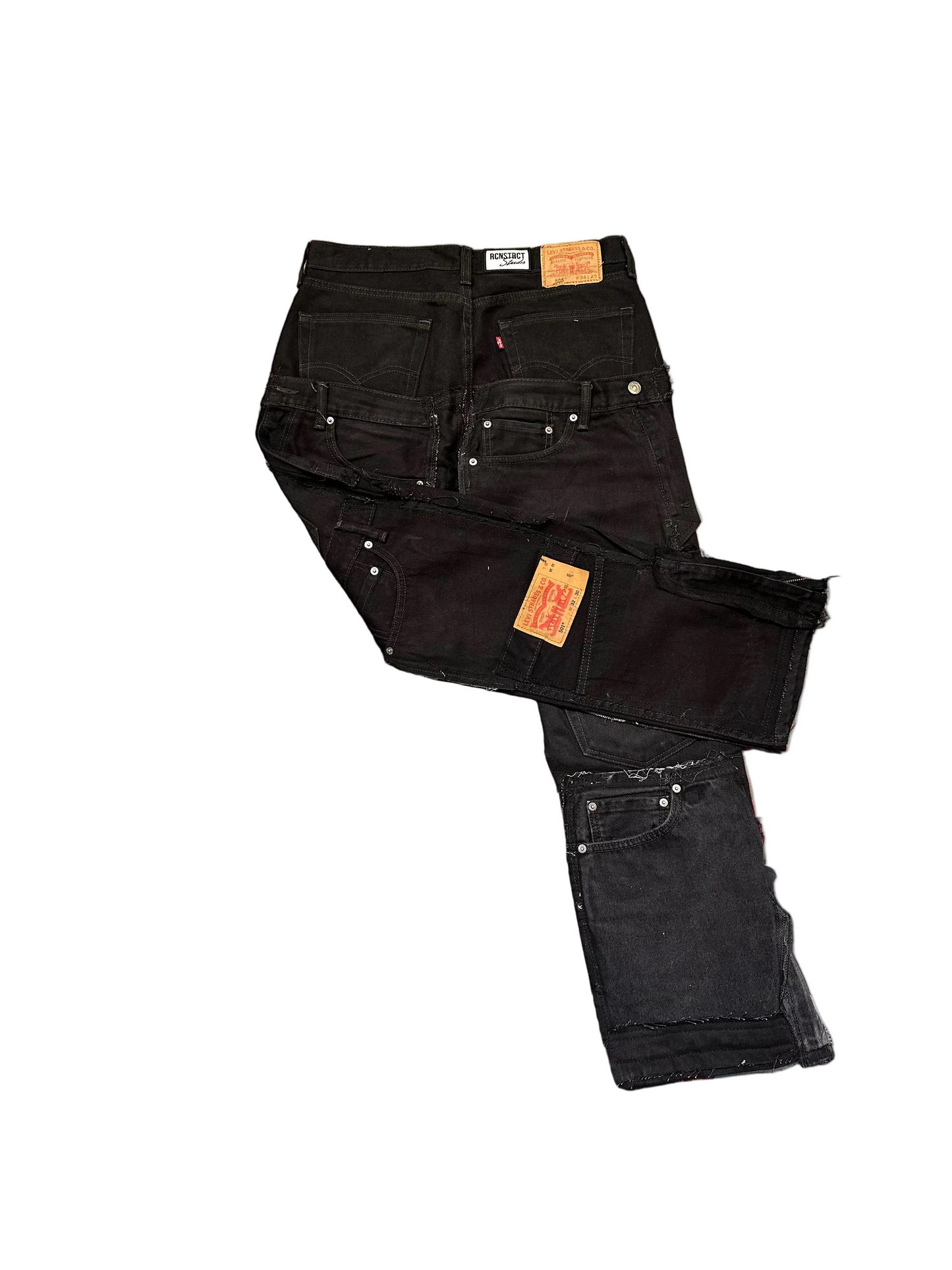 Black Utility Pocket Denim