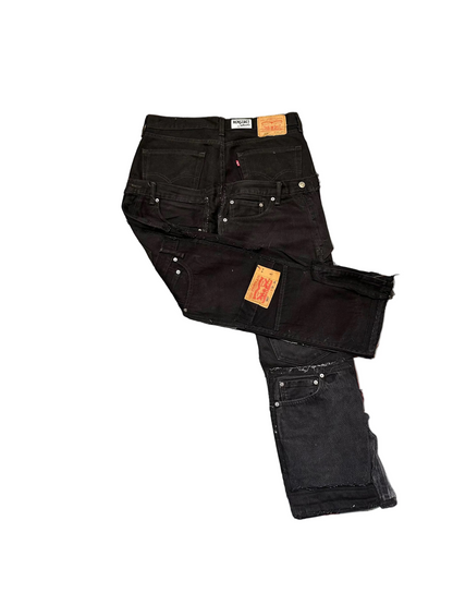 Black Utility Pocket Denim
