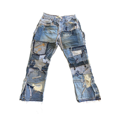 Patchwork Detail Denim / Random Selection