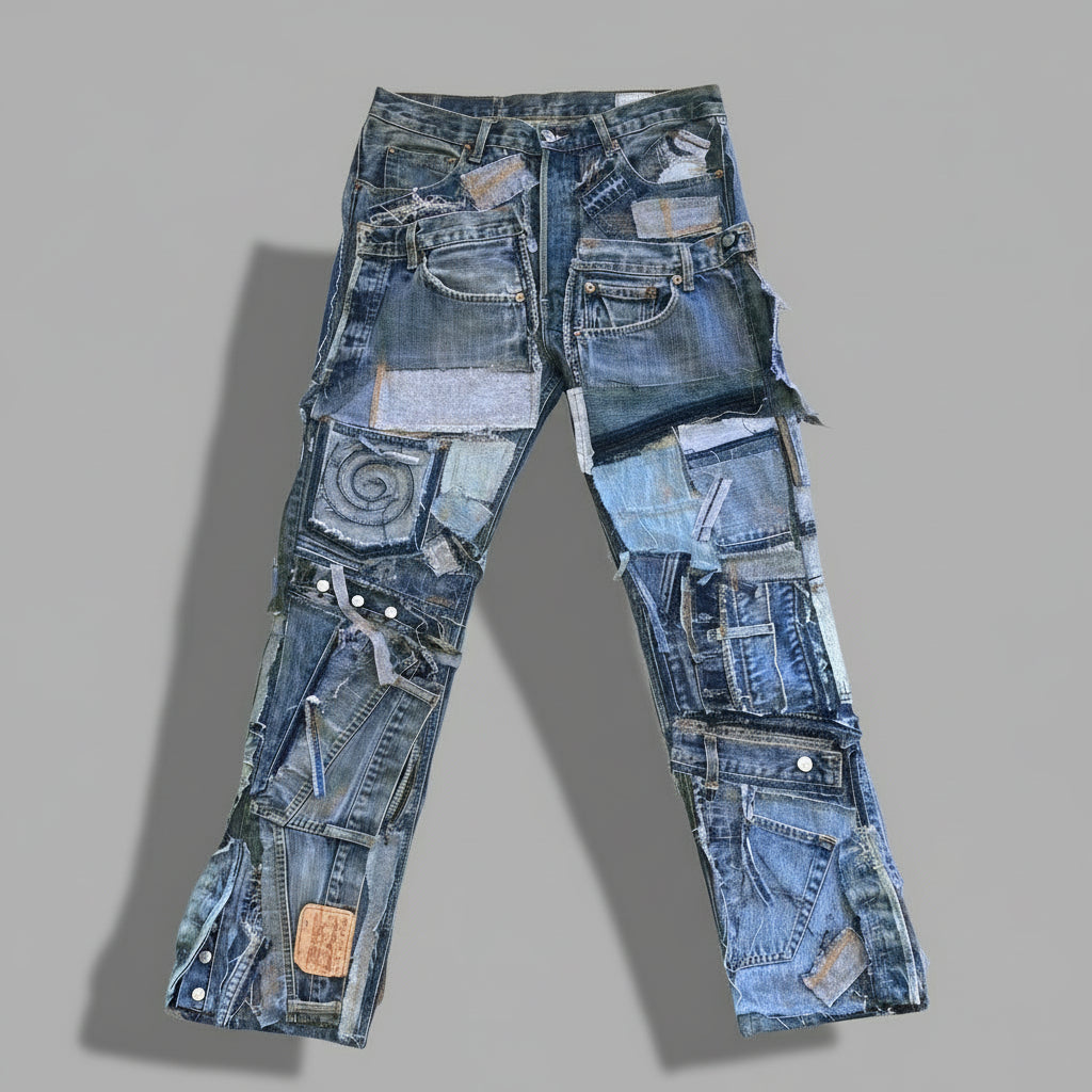 Patchwork Detail Denim / Random Selection