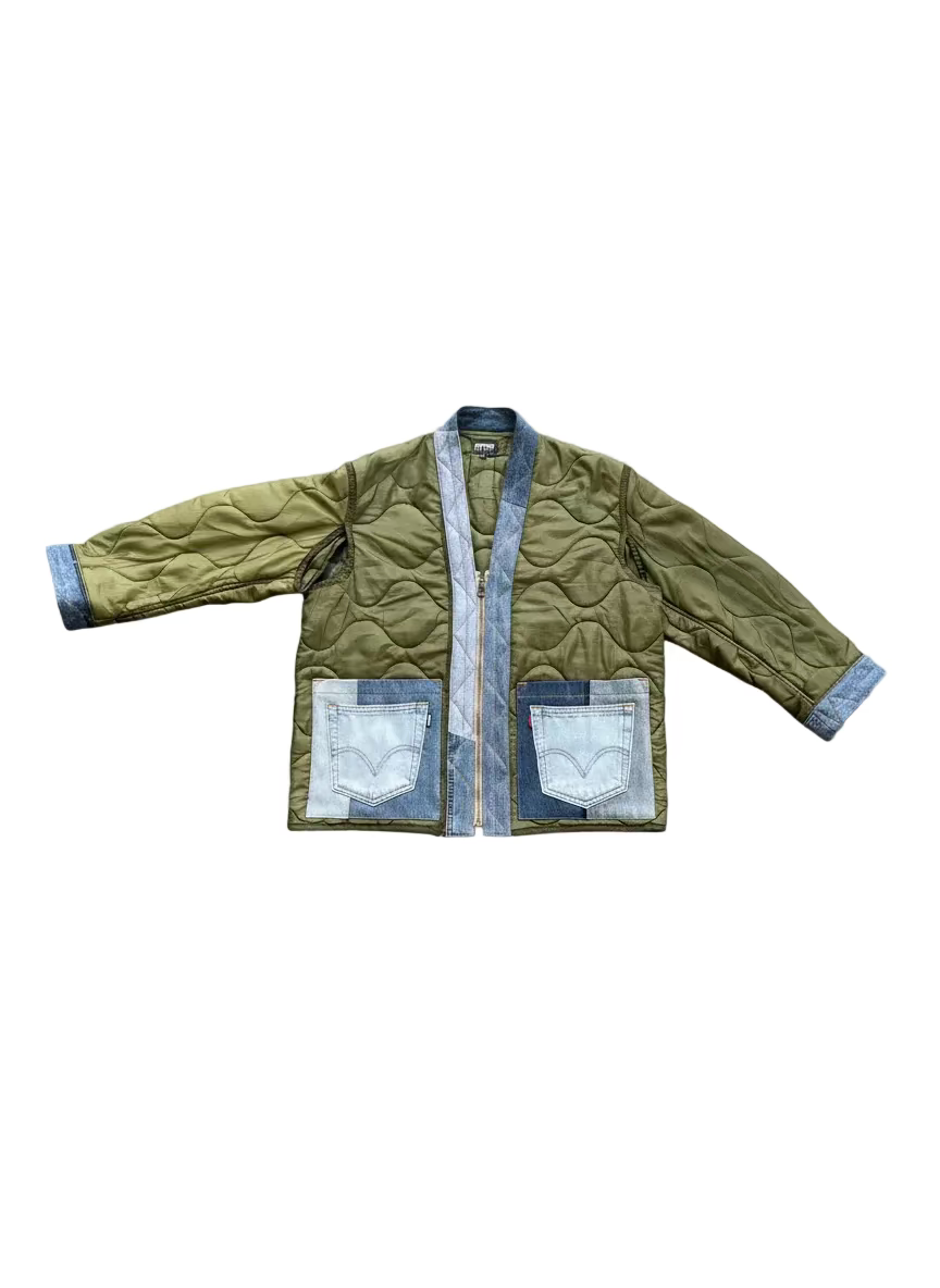 Shell Zip Up Kimono