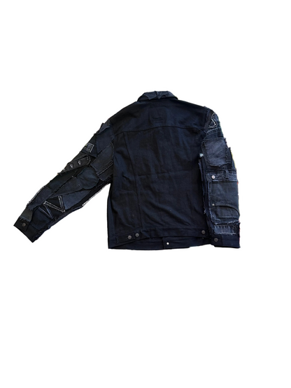 Black Detail Denim Jacket // Random Selection