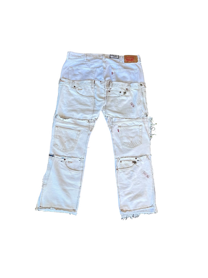 White Utility Pocket Denim // *Random Selection