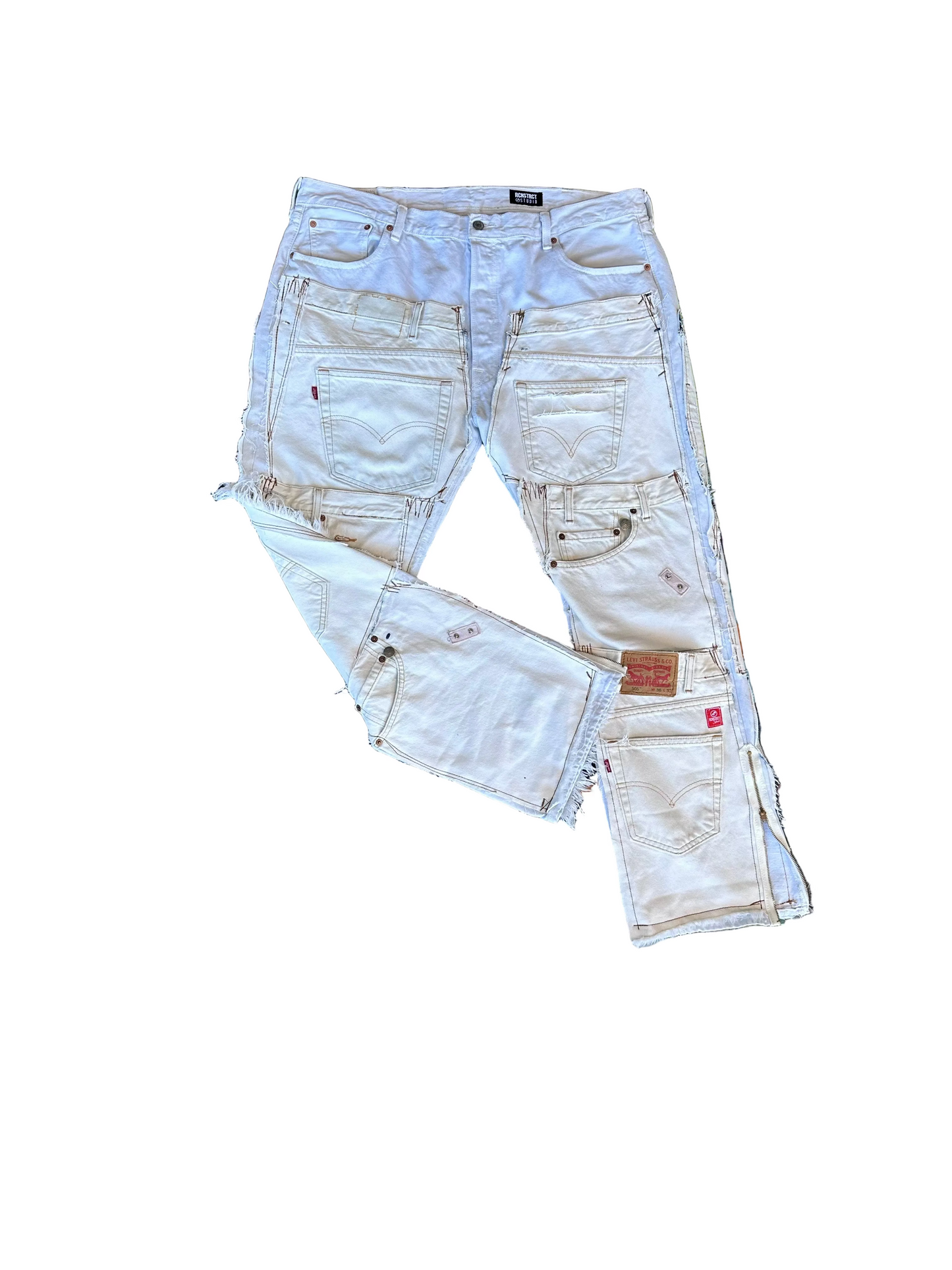White Utility Pocket Denim // *Random Selection