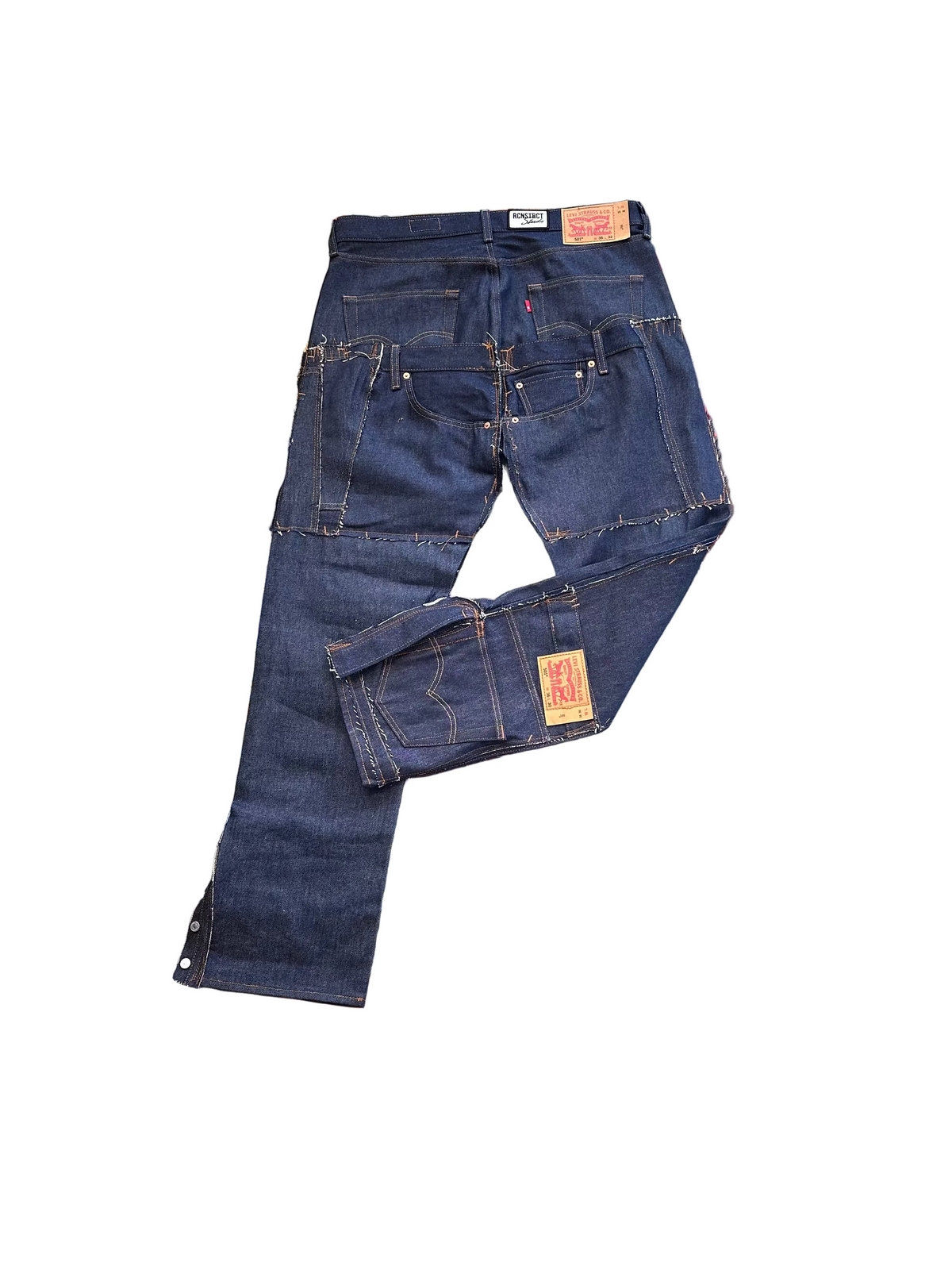 Raw Denim Multi Pocket Pant | Blue