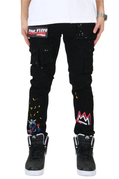 Napa Skinny Twill Cargo Pants