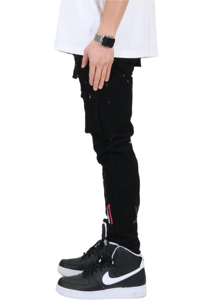 Napa Skinny Twill Cargo Pants