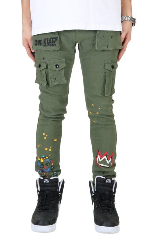Jake Skinny Twill Cargo