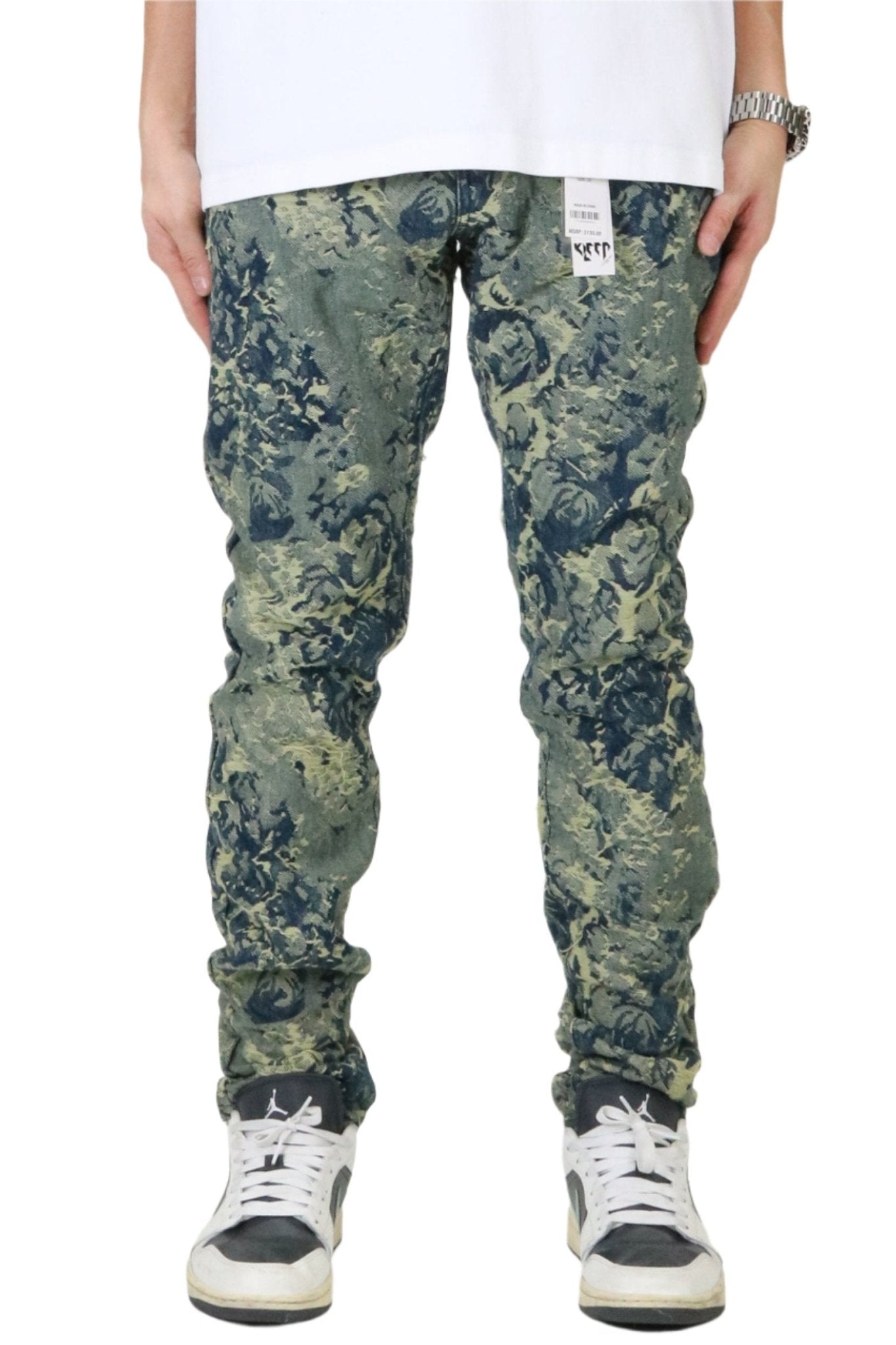 Robin Jacquard Slim Denim
