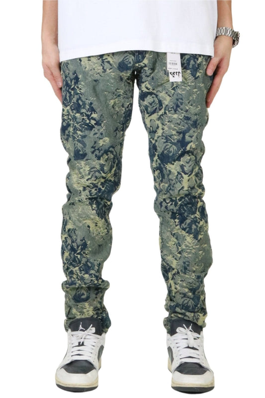Robin Jacquard Slim Denim