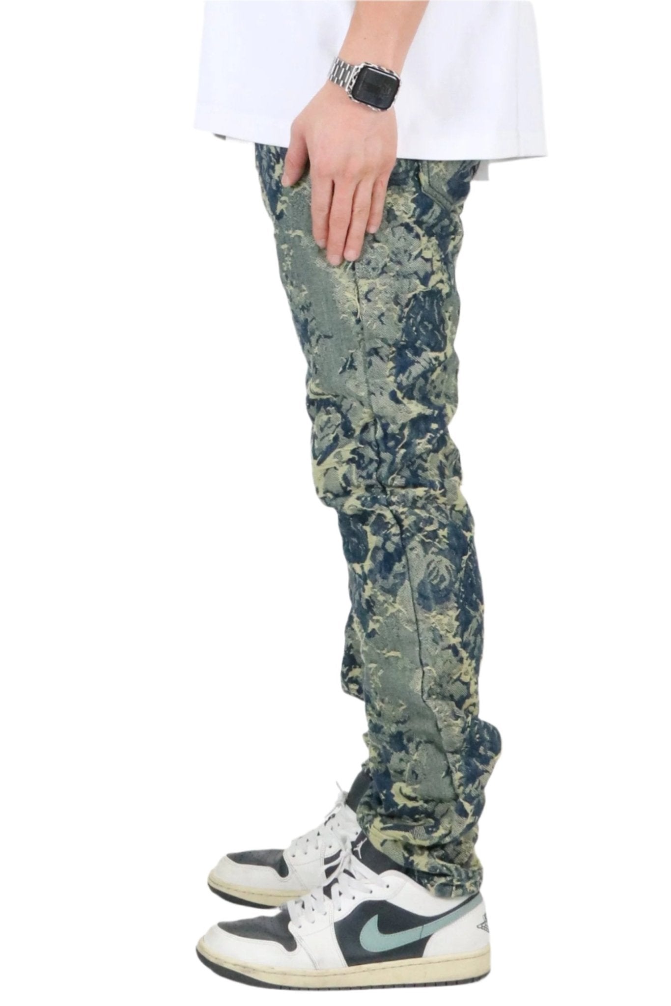 Robin Jacquard Slim Denim