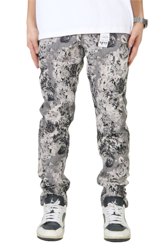 Vista Jacquard Denim Pants