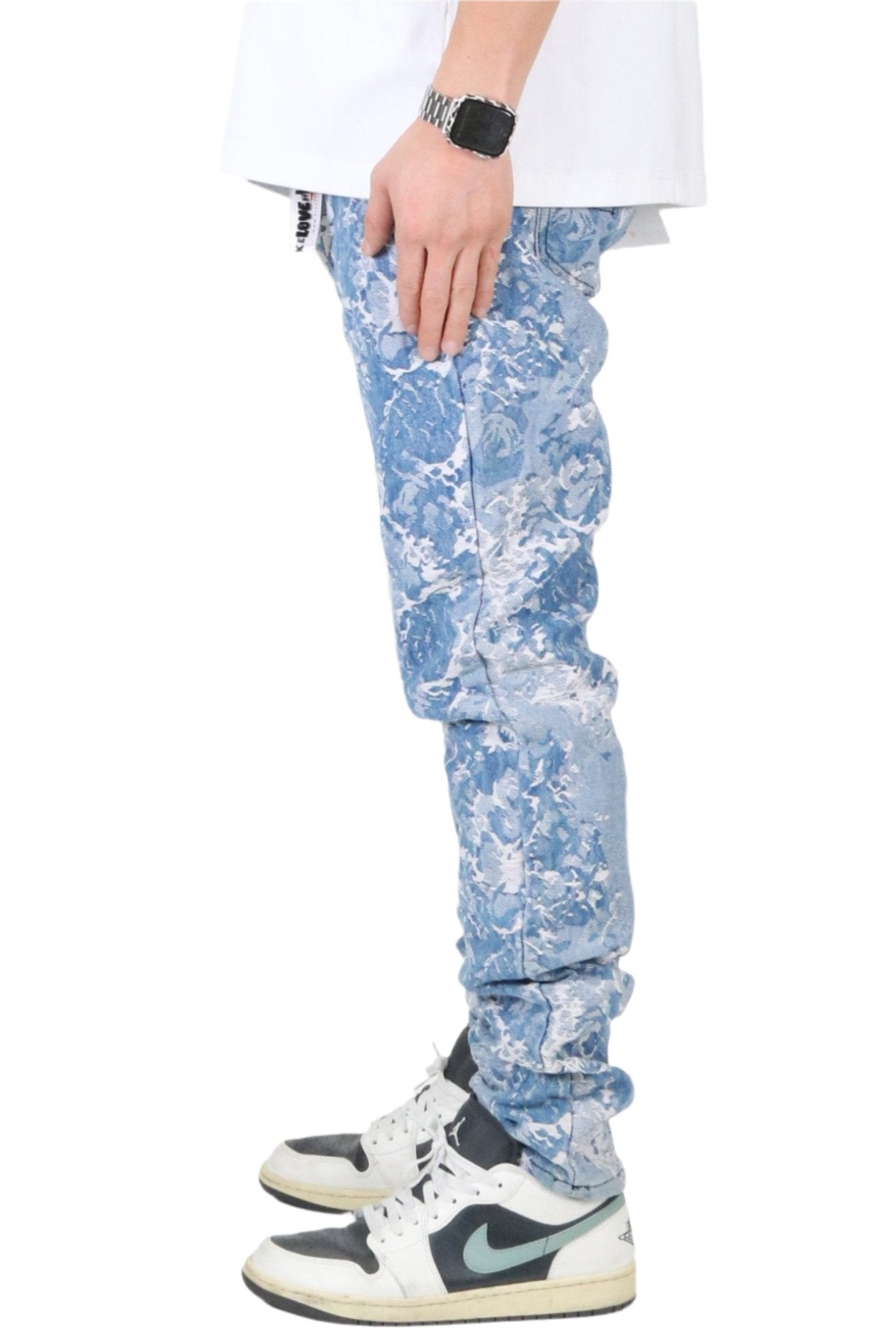 Flex Jacquard Slim Fit Denim