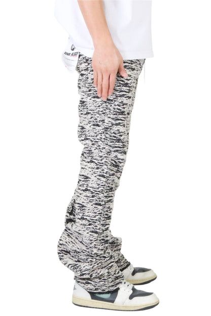 Kirk Jacquard Denim Pants | Stacked