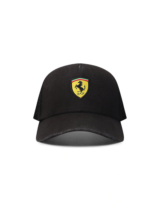 Ferrari Trucker Cap | Black