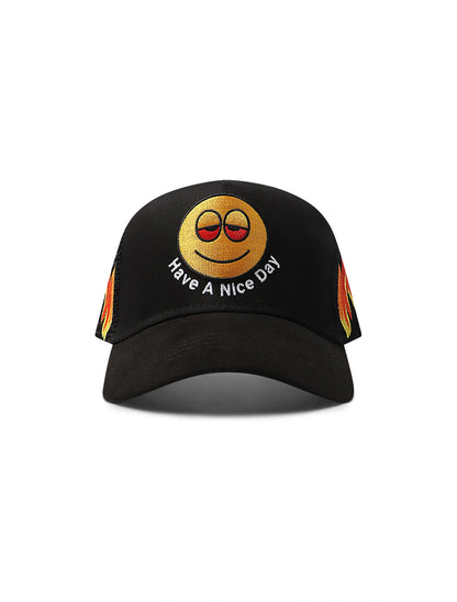 Have a Nice Day Hat | Black