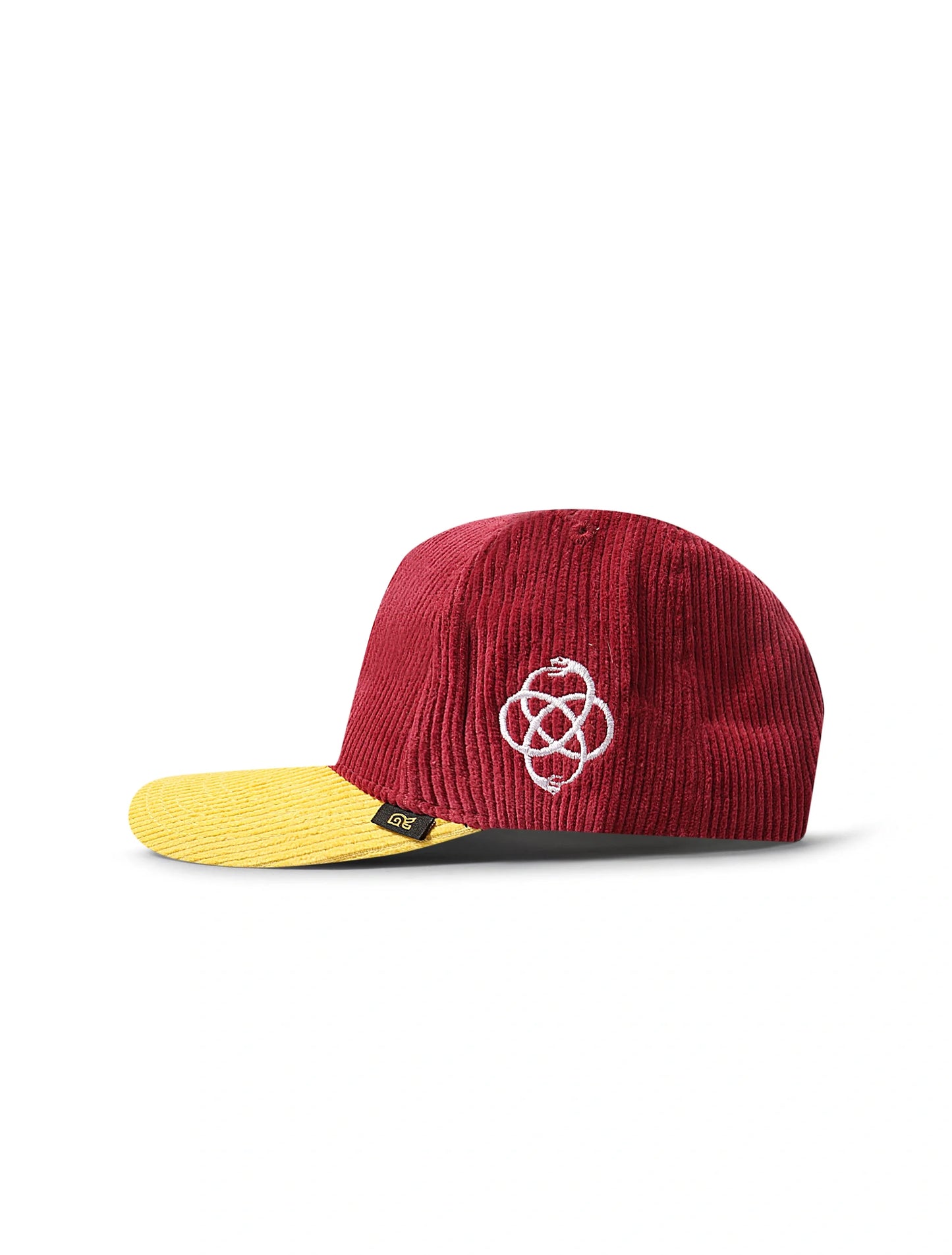 Paradise La Corduroy Hat | Burgundy/Yellow