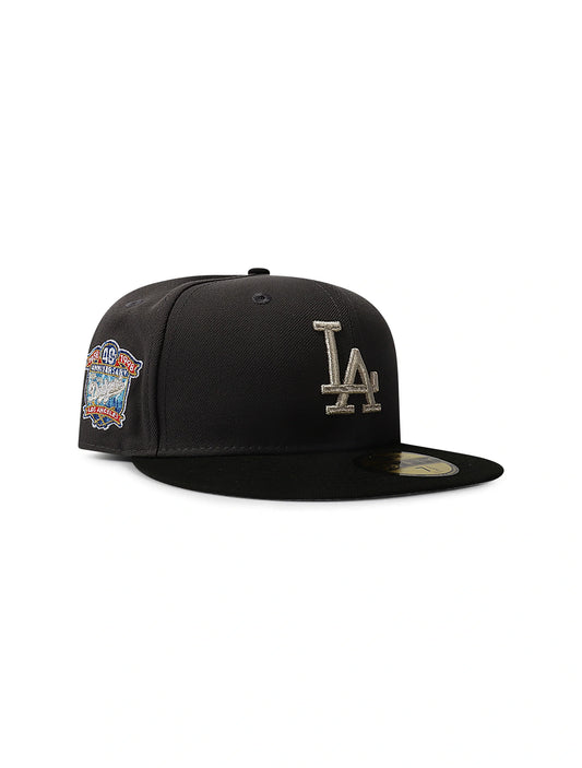 New Era 5950 Dodgers 40th Anniversary Patch Hat | Charcoal