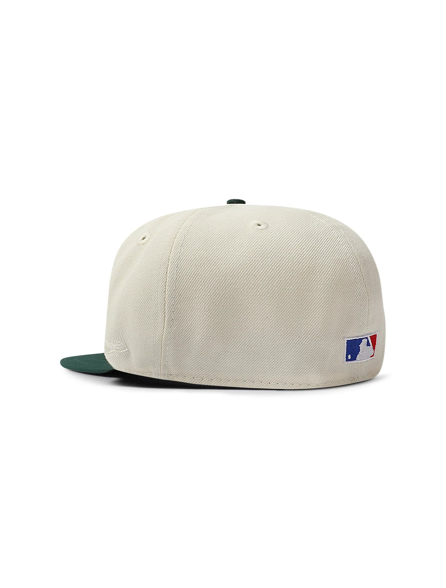 New Era 5950 Dodgers Upside Down LA World Series Hat | Chrome/Green