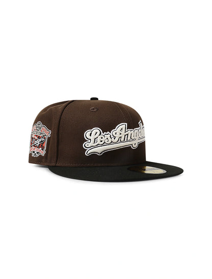 New Era 5950 Dodgers Glow in the Dark Hat | Brown/Black