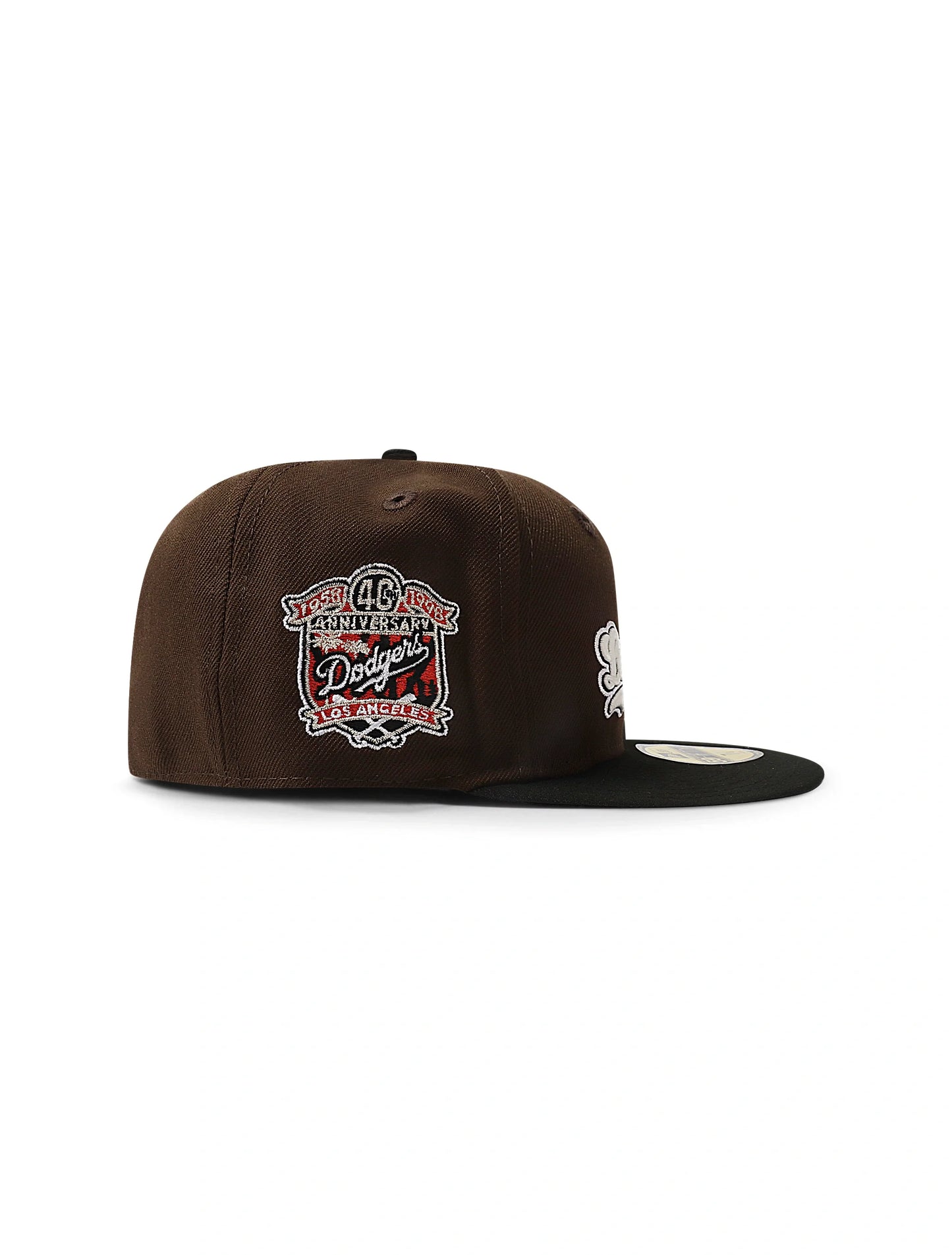 New Era 5950 Dodgers Glow in the Dark Hat | Brown/Black