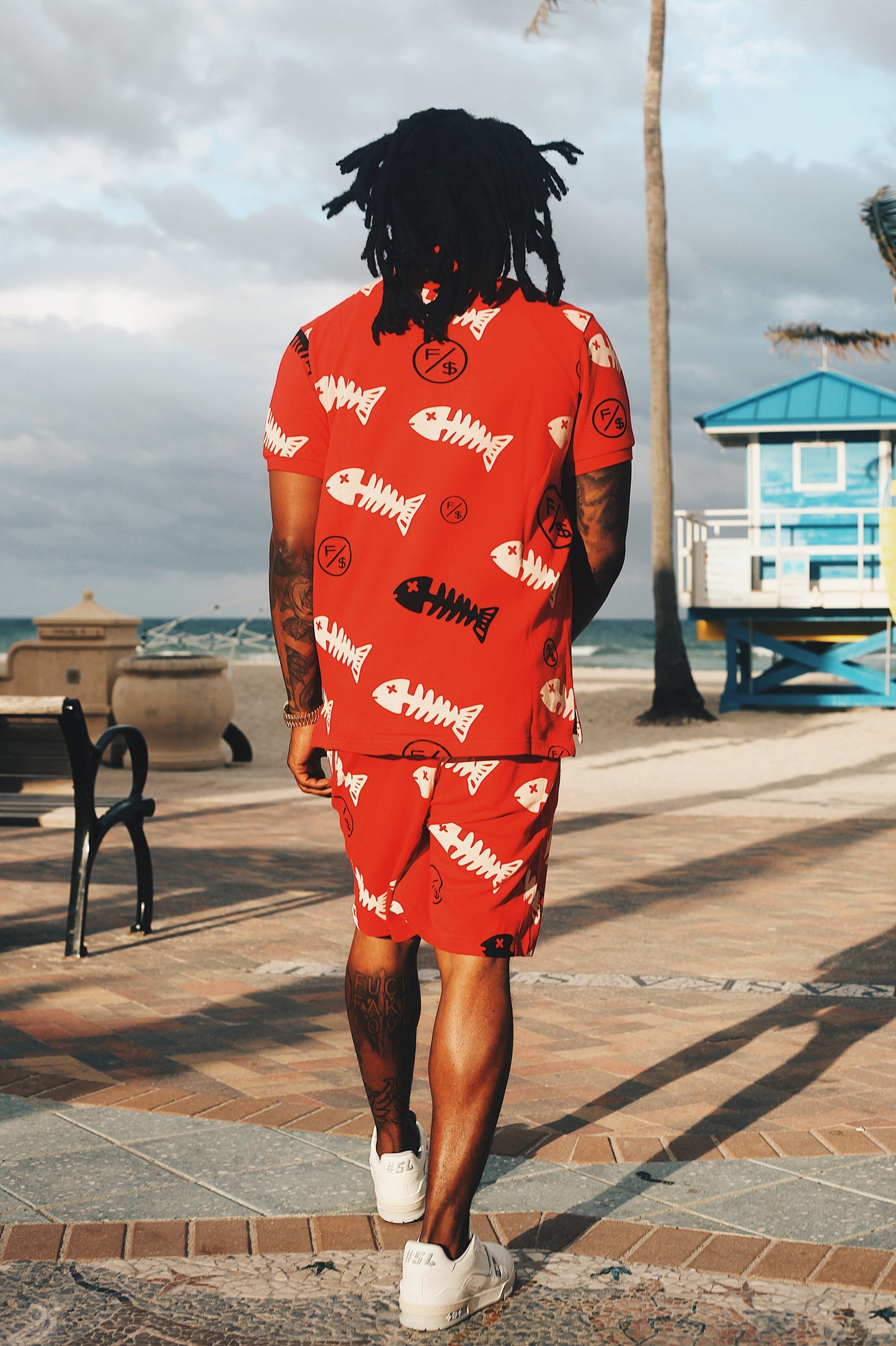 Fishscale Polo | Red