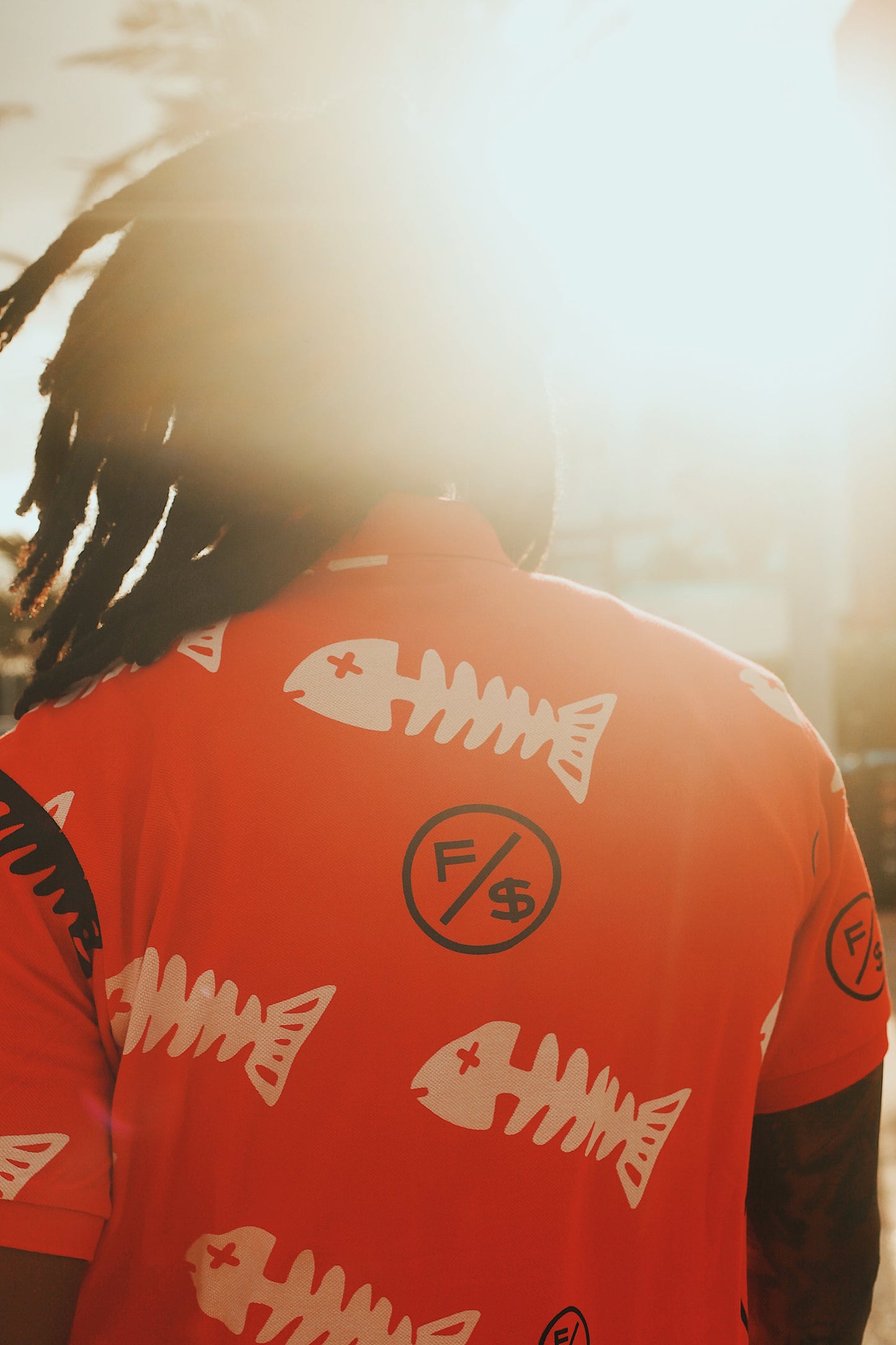 Fishscale Polo | Red