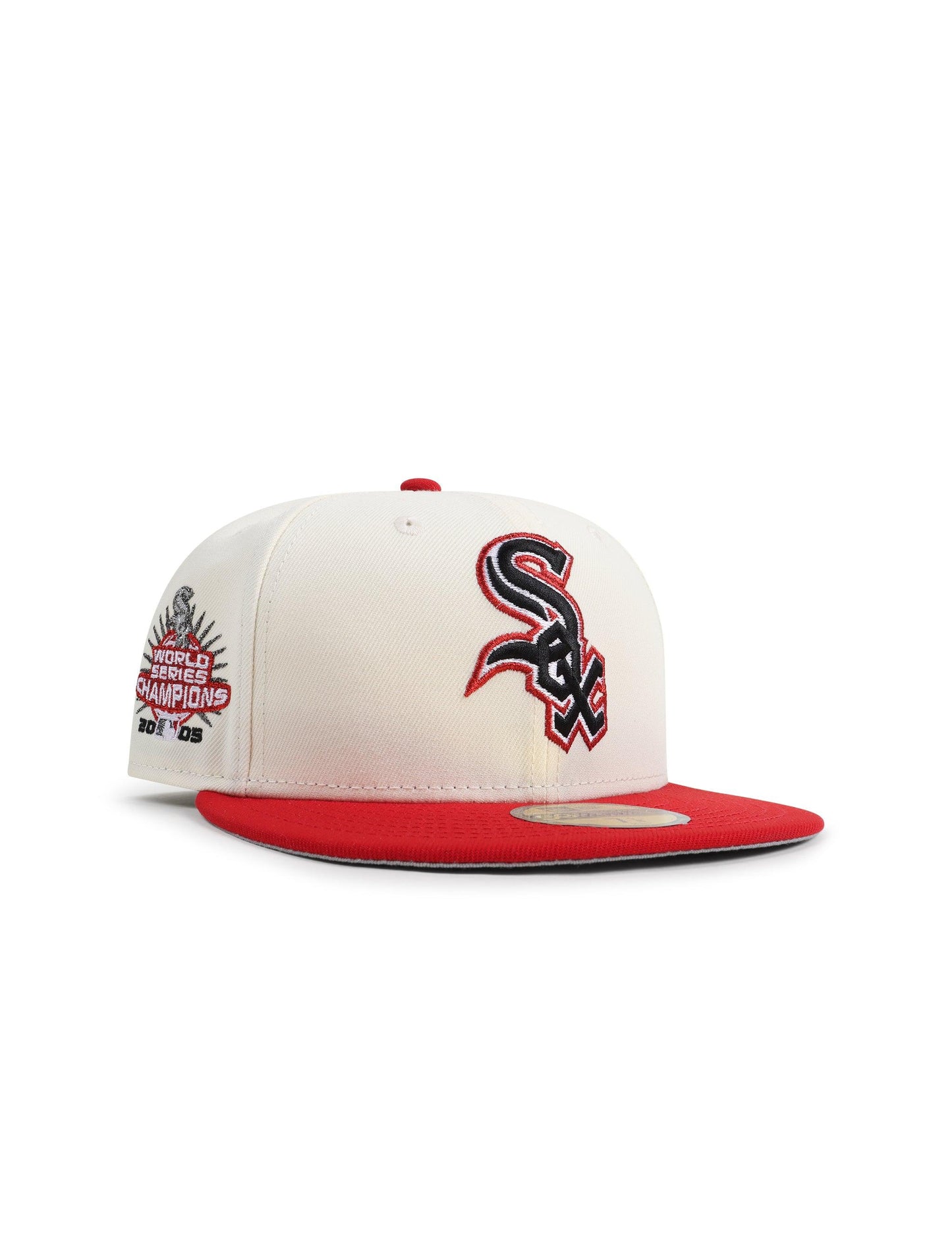 New Era 5950 White Sox World Series Champions | Chrome/Red