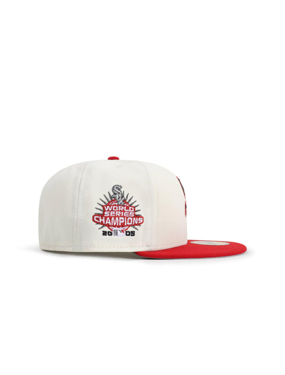 New Era 5950 White Sox World Series Champions | Chrome/Red