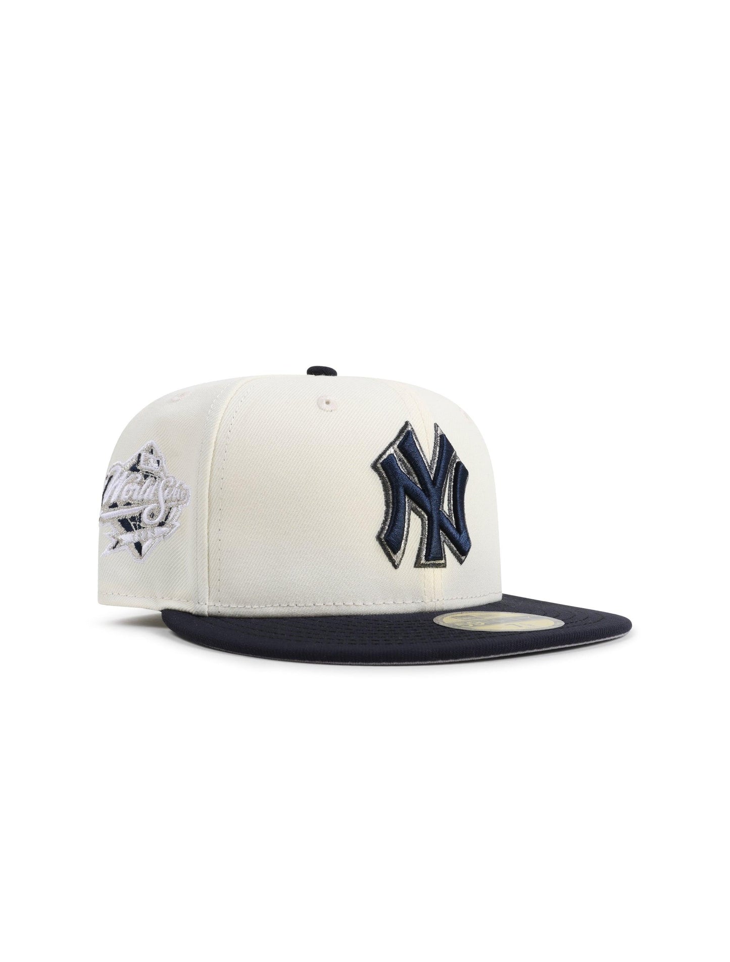 New York Yankees World Series Patch Hat | Chrome/Navy