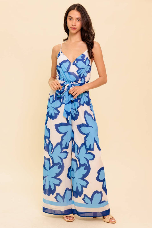 Novel Navy Woven Jumpsuit