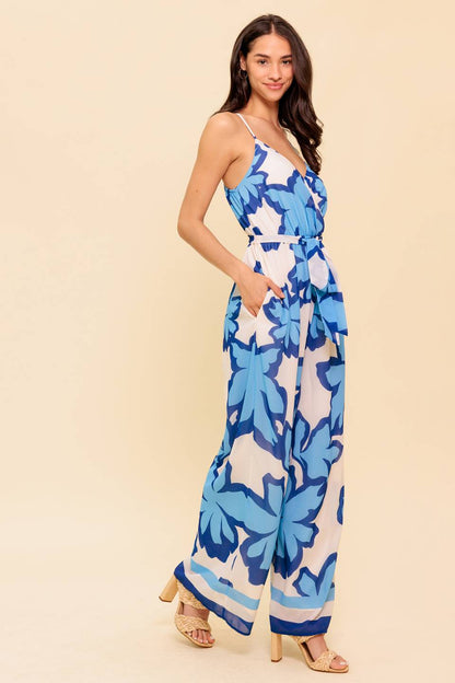 Novel Navy Woven Jumpsuit