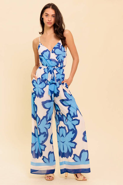 Novel Navy Woven Jumpsuit