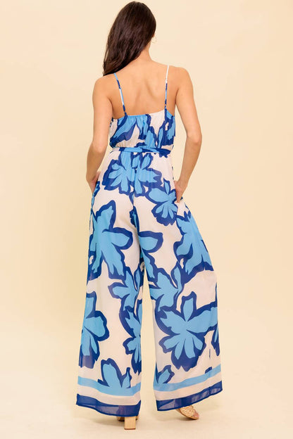 Novel Navy Woven Jumpsuit