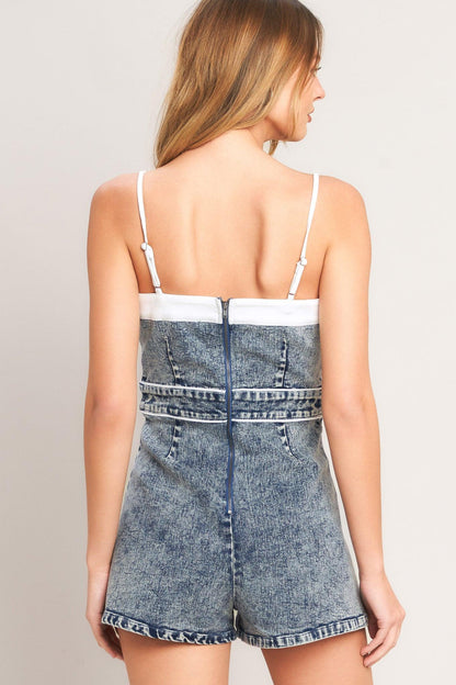 Weekend Denim Romper